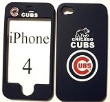 Chicago Cubs baseball logo Apple iPhone 4 4g Faceplate Hard Cell Protector Case Housing Cover Snap On NEW !!