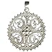 Amulets and Talismans Sterling Silver Jewelry 1 Inches (spndt051)