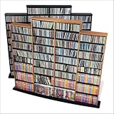 Prepac BMA-1520 - Quad Wall Storage Media Tower Black
