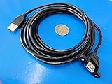 取付穴付接続端子 USB＜ケース　Aタイプ　メス⇔USB　Aタイプオス＞　1個　コード長　約2900mm　＜usb-147＞