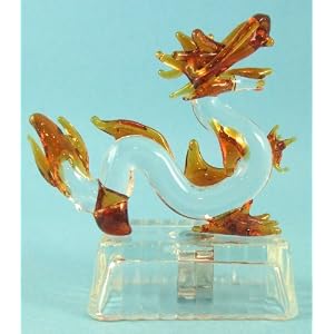 Glow Crystal Dragon Figure Figurine Designer Collection