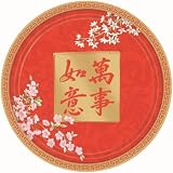 Chinese New Year 7in Plates Party Accessory (8 count)