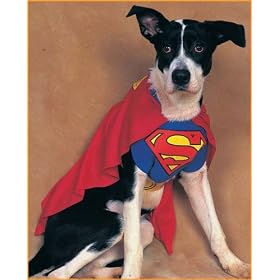 Superman Dog Halloween Pet Costume