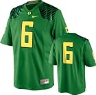 Oregon Ducks #6 Apple Green Speed Machine Adult Replica Jersey (2X)