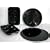 WellBake® Silicone Bakeware Professional 4 Piece Chef's Starter Set: 2 x 6 Cup Muffin Pans, 1 x 10" Cake Mould Dish and 1 x Round Non-Stick Baking Mat (30cm). Heavy Duty Non-Stick Silicone + 10 Year Guarantee