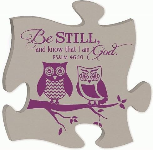 Be Still, And Know That I Am God Psalm 46:10 Puzzle Piece 12 X 12