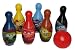 7 tlg. Kegelspiel Cars Kinder Kind Car Lightning Mc Queen McQueen Sally Dog Hudson Auto bunt Kegelset Plastik Kegel Bowling Spiel Kunststoff