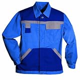 Arbeitsjacke “Kontrast Design” 282-0-1804-S Jacke, 65 % Polyester, 35 % Baumwolle, Größe S, Farbe: kornblau-marine