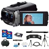 Sony HDR-TD10 High Definition 3D Handycam Camcorder with 10x Optical Zoom (Dark Gray) + 16GB Premium Camcorder Accessory Kit
