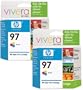 HP No. 97 Tri-Color Ink Cartridge Twin Pack (C9363W)