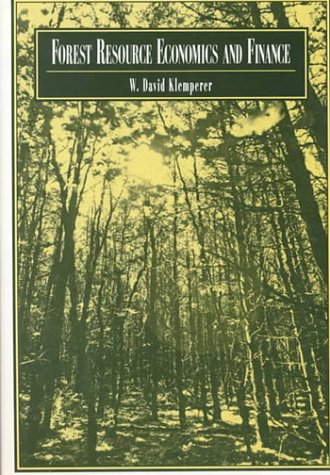 Forest Resource Economics and Finance