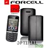 /Nokia Asha 300 *G1* black - Leder H�lle Etui Pouch Tasche f�r Nokia Lumia 800 / Lasche mit R�ckzugfunktion inkl. 1x Optimal Shop Taschenkalender 2012