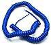 Telephone Cord Handset Curly - Tough Long Lasting And Resilient - Phone Color Classic Blue 25ft - 2 Year Replacement Warranty - Works on virtually all Trimline Phones and Princess Telephones - Also Available in 15ft Cord Lengths - Landline Telephone Accessory - TM iSoHo Phones