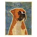Boxer framed print - John Golden 12x15