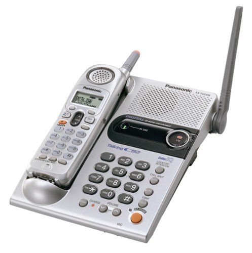 Panasonic KX-TG2336S 2.4 GHz DSS Cordless Phone with Talking Caller ID (Silver)