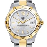 University of Texas TAG Heuer Watch - Men's Two-Tone Aquaracer at M.LaHart