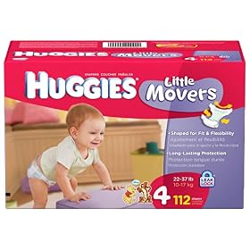 Huggies Little Movers, Size 4, 112 Count (Packaging May Vary): Health &amp; Personal Care