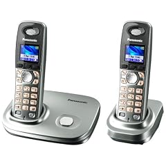 Panasonic KX-TG8012GS, DECT Schnurlostelefon mit Farbdisplay und zusätzlichem Mobilteil inkl. Ladeschale,silber
