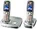 Panasonic KX-TG8012GS, DECT Schnurlostelefon mit Farbdisplay und zusätzlichem Mobilteil inkl. Ladeschale,silber