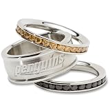 Pittsburgh Penguins Stackable Crystal Rings (7)