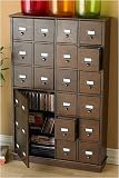 Lg Apothecary Media Cabinet 43hx17.5w Espresso