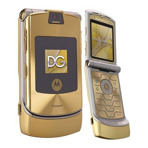 MOTOROLA - T�l�phone Portable - RAZR V3i DOLCE & GABBANA - 1,23 MP