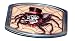 Z246 Howdy Skull Spider Belt Buckle Tattoo Skeleton Web