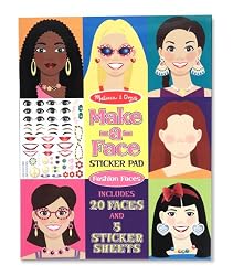 Melissa & Doug Make-A-Face Sticker Pad