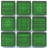 Diamond Tech Glass Mosaic Glass Series - Clear Bottle Green Ceramic Tile