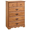 South Shore Furniture, Prairie Collection, 5 Drawer Chest, Country Pine