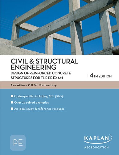 civil  structural engineering design of reinforced concrete structures review f pe exam preparation