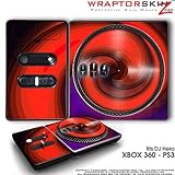 DJ Hero Skin Alecias Swirl 01 Red fit XBOX 360 and PS3 (DJ HERO NOT INCLUDED)