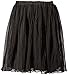 My Michelle Girls' Big Layered Midi Skirt with Elastic Waistband