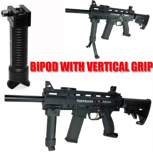 Trinity Paintball Tactical Kit for Tippmann Phenom, Tippmann X7 Phenom Paintball Gun Kit, Tippmann X7 Paintball Gun Kit, Tippmann Phenom Gun Kit, Stock and Grip Kit for Tippmann Phenom and Tippmann X7 Paintball Guns