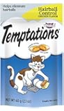 TEMPTATIONS Functional Treats for Cats Hairball Control Chicken Flavor 2.1 Ounces (Pack of 12)