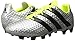 adidas Performance Men's Ace 16.4 Fxg Soccer Shoe, Silver Metallic/Black/Electricity, 11 M US