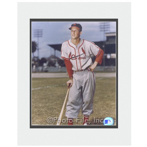 Photo File St. Louis Cardinals Stan Musial Matted Photo