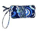 Vera Bradley Wristlet Bag Purse Mediterranean Blue