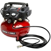 Factory-Reconditioned Porter-Cable C2002-WKR Oil-Free UMC Pancake Compressor with 13-Piece Accessory Kit
