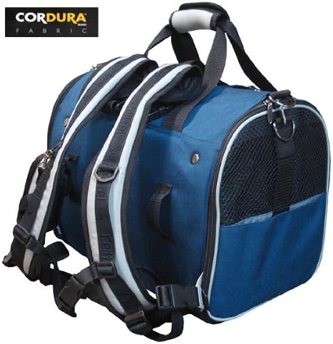 Celltei Backpack-o-Pet - Cordura(R) Blue & Light Grey - Medium Size