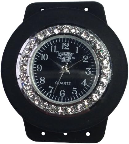 Loomey Time Rainbow Color Watch for Loom Kit Bracelet Black Bling Model with Jewels