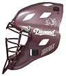 Diamond iX3 Edge Hockey Style Catcher's Helmet (Maroon, Large)