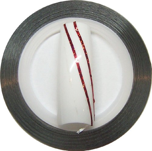 Nail Art Stripes Tape Zierstreifen laser rot Preisvergleich