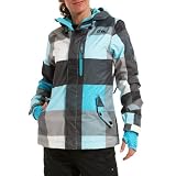 O'Neill Damen Jacke PW ESCAPE ABALONE, BLUE AOP, XS, 155061-5900-XS