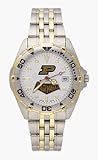 Purdue Boilermakers Purdue with Cow Catcher Guard Elite Watch with Stainless Steel Band - Men's