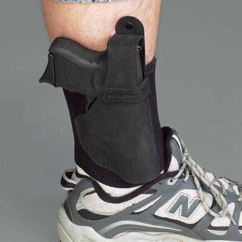 Galco Ankle Lite / Ankle Holster for Glock 19, 23, 32 (Black, Right-hand)