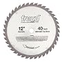 Freud F412 Premier 12-Inch 40 Tooth ATB General Purpose Saw Blade with 1-Inch Arbor
