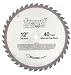 Freud F412 Premier 12-Inch 40 Tooth ATB General Purpose Saw Blade with 1-Inch Arbor