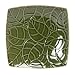 Tea Leaves Square Platter - Green
