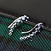 Sweep up Silver Plated Blue Cubic Zirconia Crystal Ear Vine Wrap Pin Ear Cuffs Climber Earrings